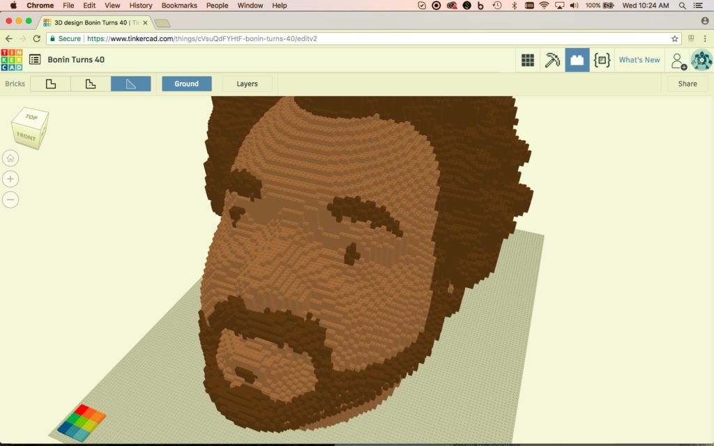 3d Design Project Make A Legohead Of Your Friend Using